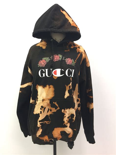 champion gucci hoodie replica|gucci x champion embroidered hoodie.